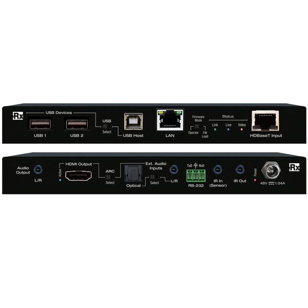 KD-XPS22U 4K 18G SMART EXTENDER KIT, EXTENDS HDMI / USB 2.0 KVM / LAN / IR / RS-232 UP TO 328 FEET